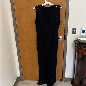 Elegant Black Sleeveless Jumpsuit